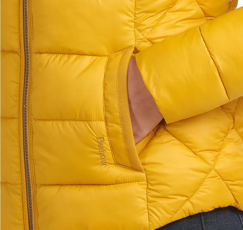 Barbour Irving Quilt Jacket Golden Yellow-10